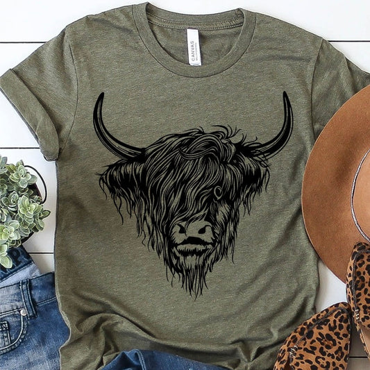 Fluffy Cow Graphic Tee